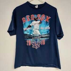 Red Sox David "BIG PAPI" Ortiz Final Season XL T-shirt RARE FENWAY ONLY 10 year